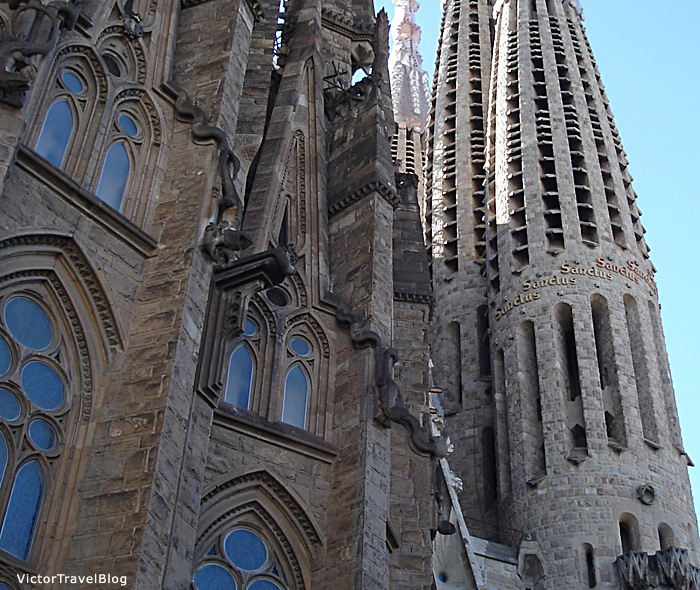 Sagrada Familia by Antoni Gaudi, Barcelona, Spain.