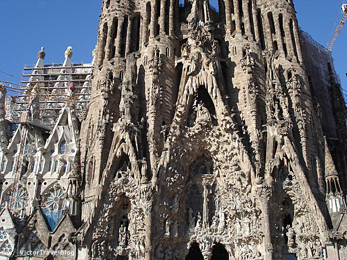 Sagrada Familia by Antonio Gaudi. Barcelona, Spain.