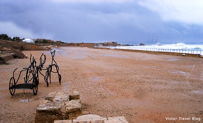 Hippodrome in Caesarea, Israel.
