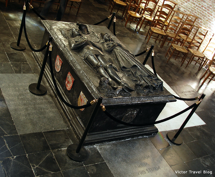 Inside of the Jerusalem Church of Bruges, Belgium.