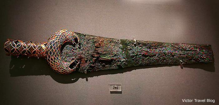 Mycenaen sword. Greece.