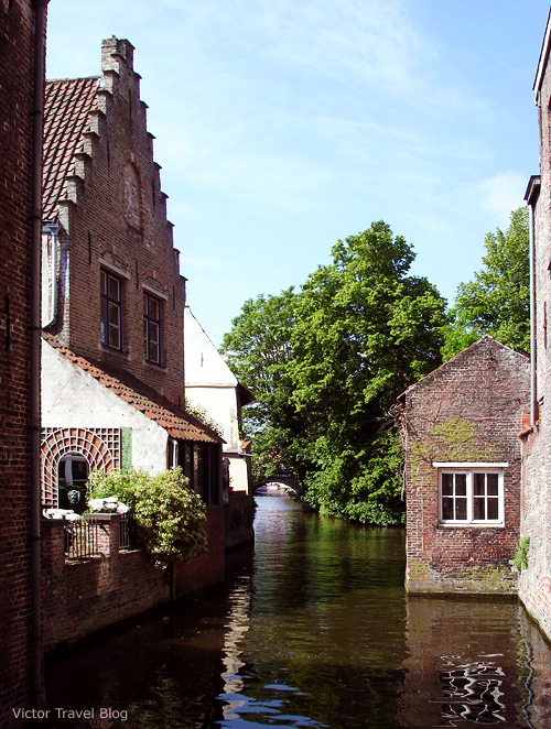 Somewhere in the historical center of Bruges, Belgium.