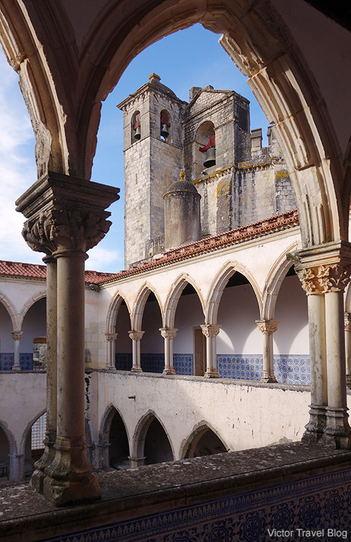Templar's convent and castle in Tomar, Portugal.