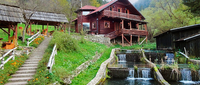The Luis trout farm. Bosnia.
