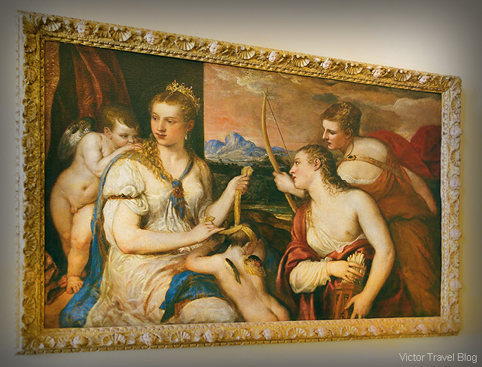 Venere. Tiziano. The Museo Borghese, Roma, Italy.