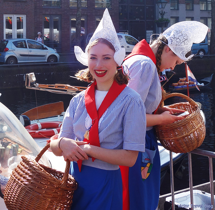 On the cheese market in Alkmaar, the Netherlands.