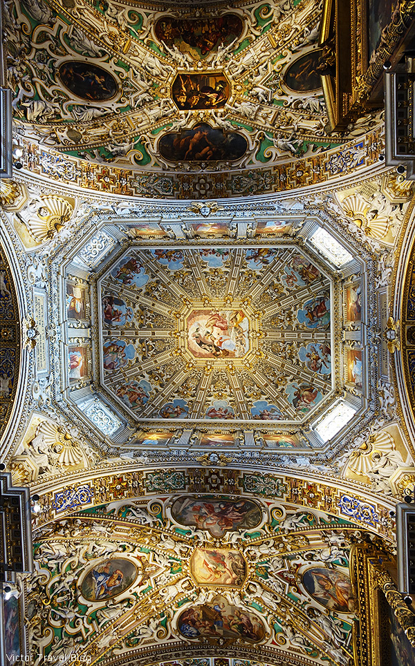 In the Basilica of Santa Maria Maggiore, Bergamo, Italy.