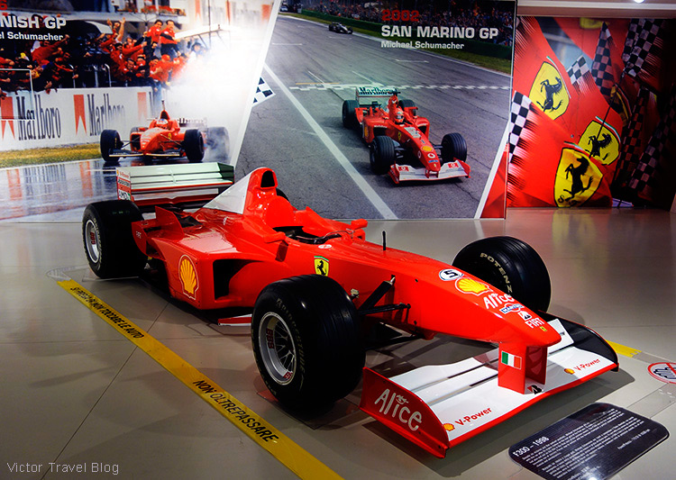 Formula 1 car, the Ferrari Museum, Maranello, Italy.